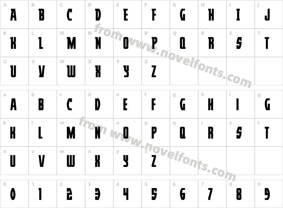 Prowler RegularCharacter Map