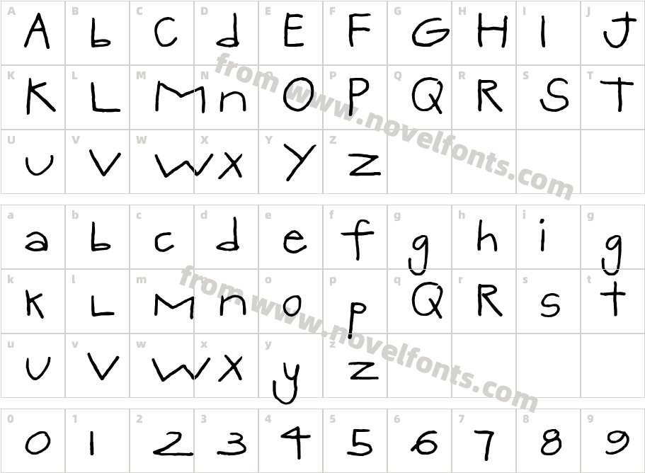 Q UesneLLYOFFCharacter Map