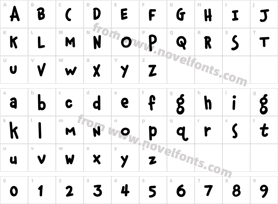 QK HoneyCharacter Map