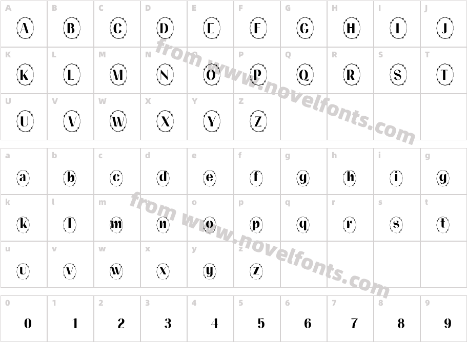 QintarCharacter Map