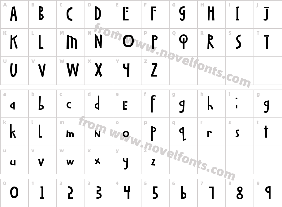 QixstixCharacter Map