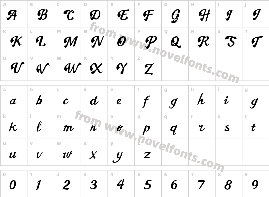 BoosterCharacter Map