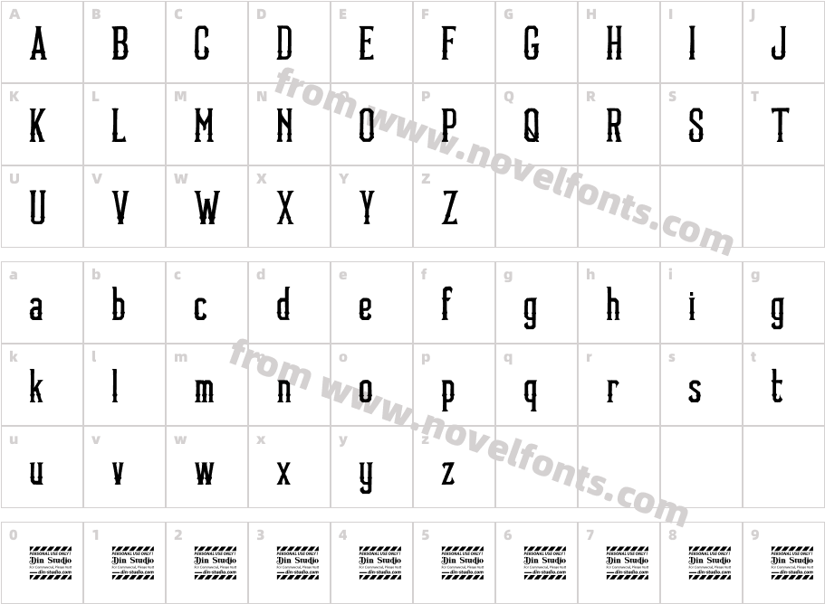 Boosters Personal UseCharacter Map