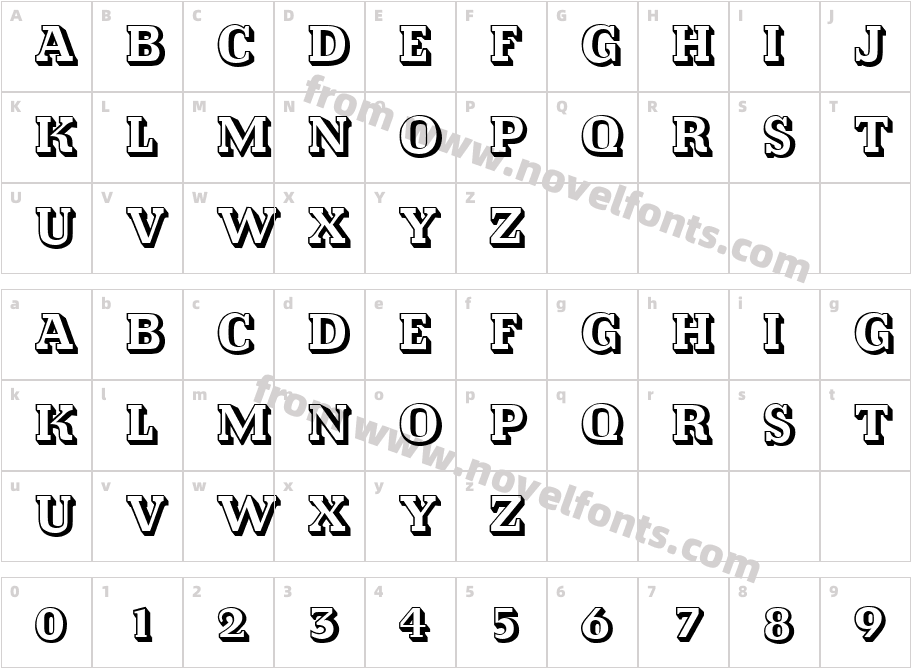 Quarter OpenCharacter Map