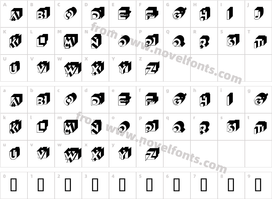 QubistS CapsSSKCharacter Map