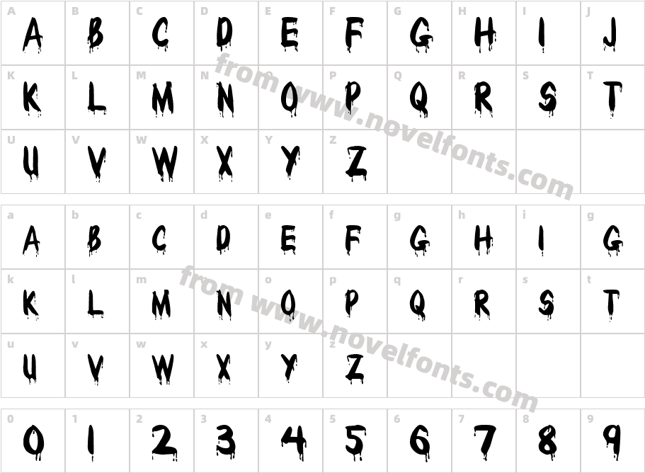 664-CAI978Character Map