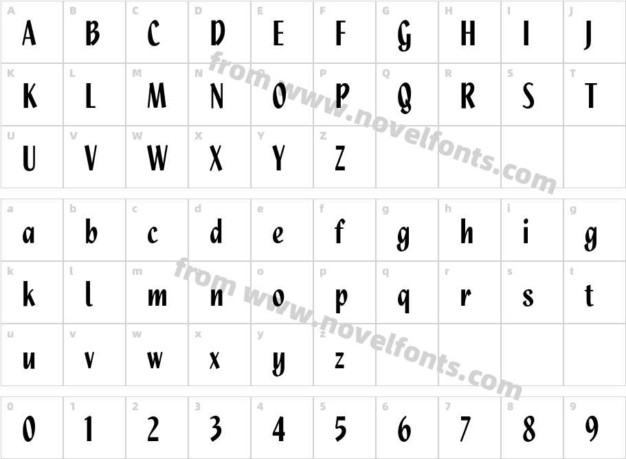 Quixley PlainCharacter Map