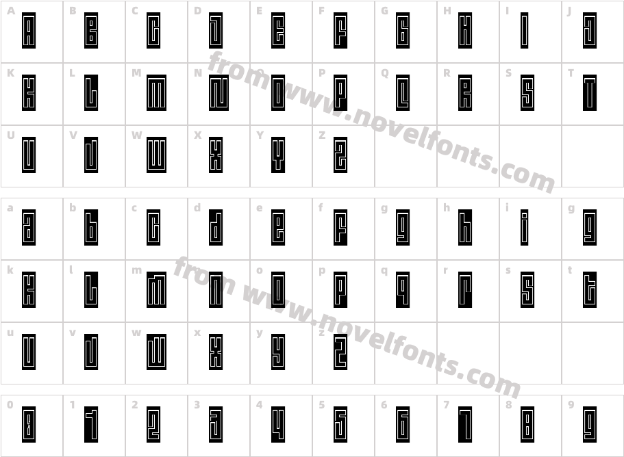 RALE06Character Map