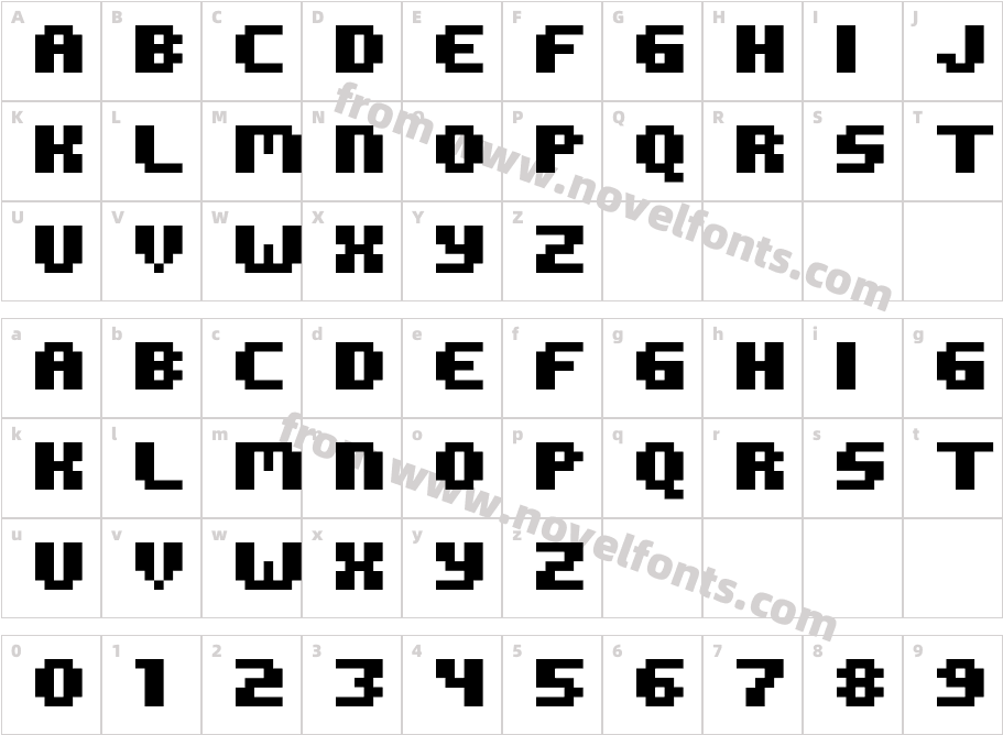 ROTORkeff-Bold-RoundedCharacter Map