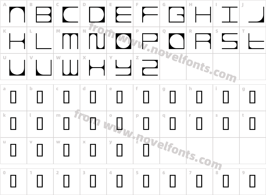 ROTRING NormalCharacter Map