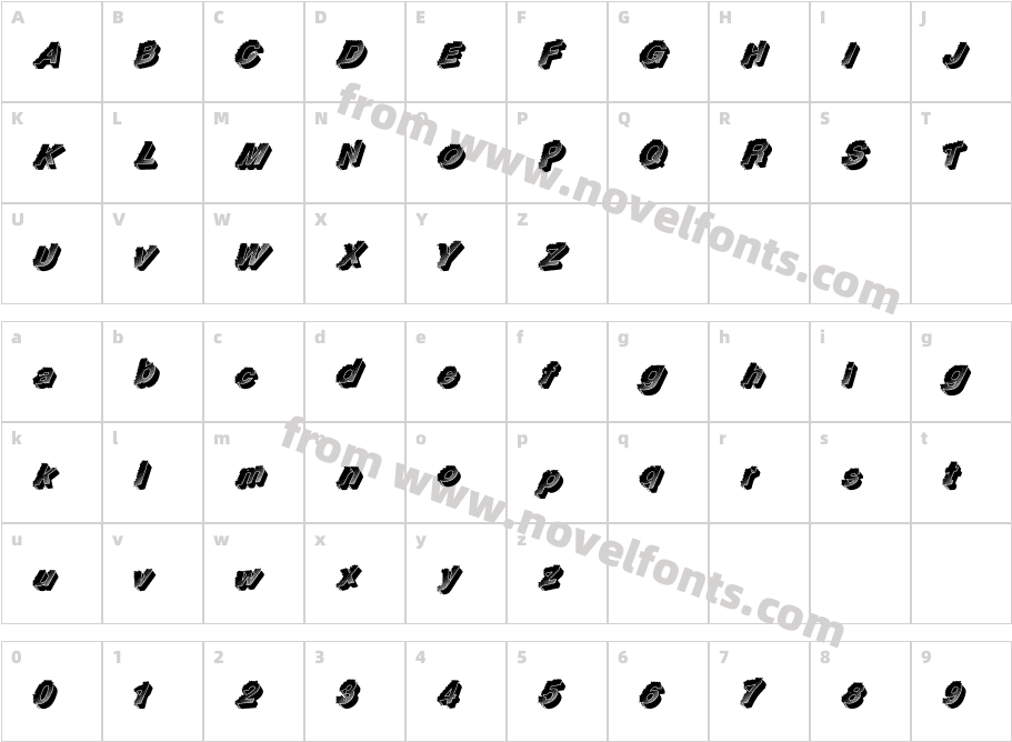 Racing FlowCharacter Map