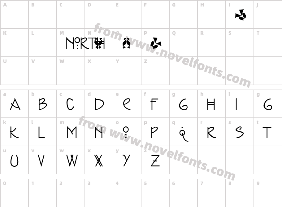 BordersAndOrnamentsVolumeOneCharacter Map