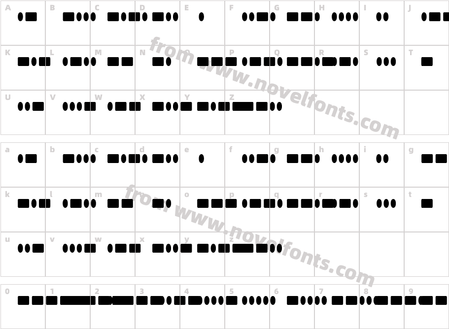 Radiosin Motion Hard RegularCharacter Map