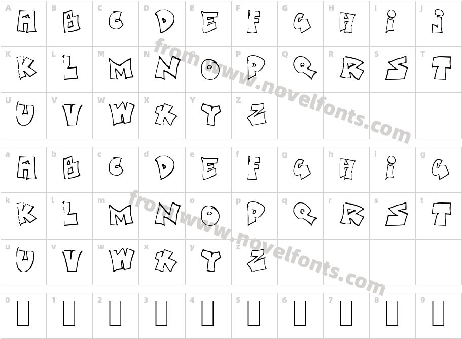 Bored SchoolboyCharacter Map