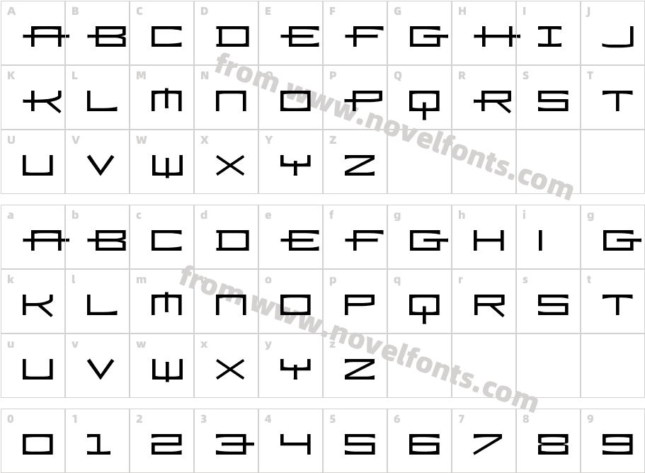 Ramiz RegularACharacter Map