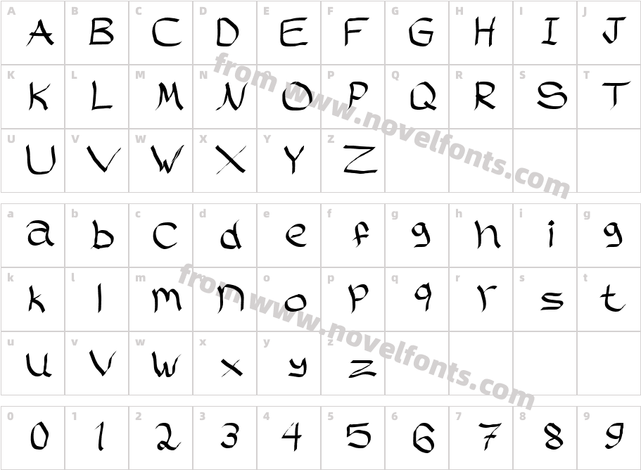 Rasstapp 1.0 2Character Map