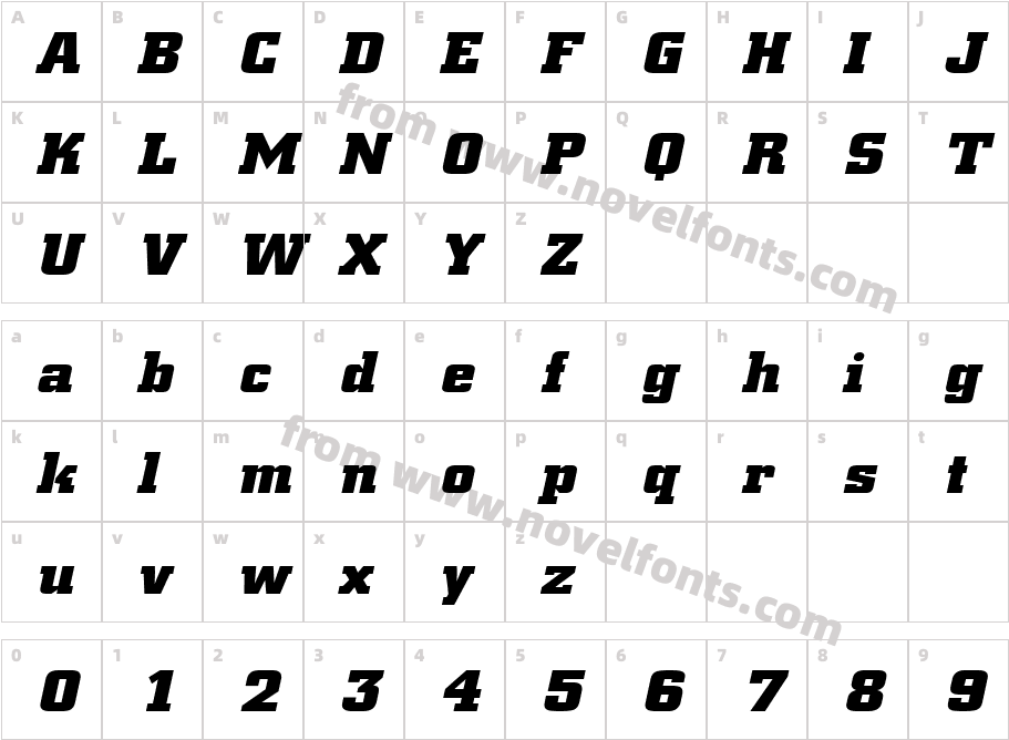 Borghs-ExtendedCharacter Map