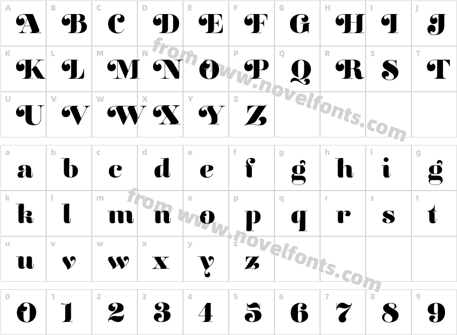 Reina12 ProCharacter Map