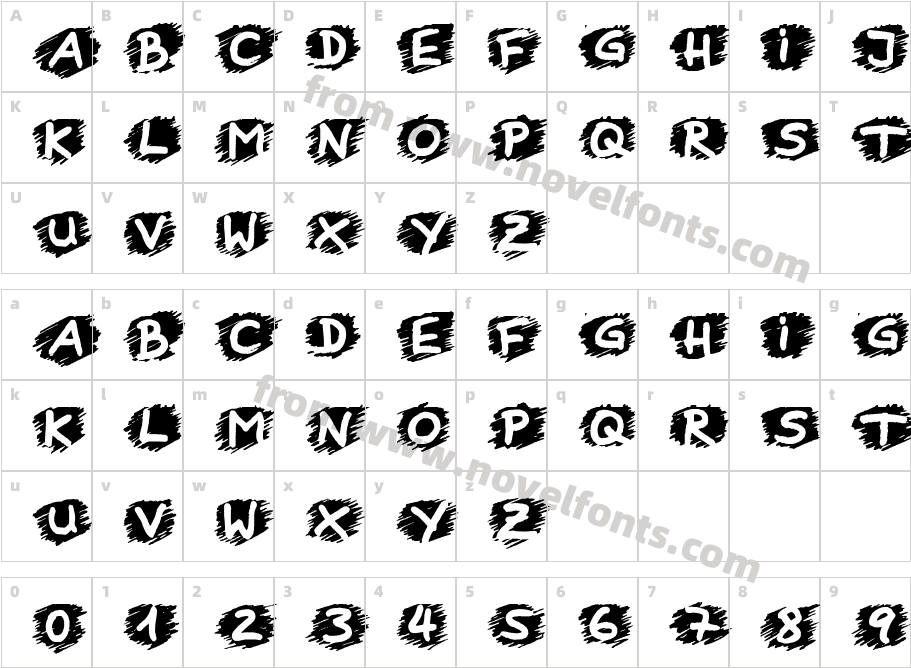 Boring LessonCharacter Map