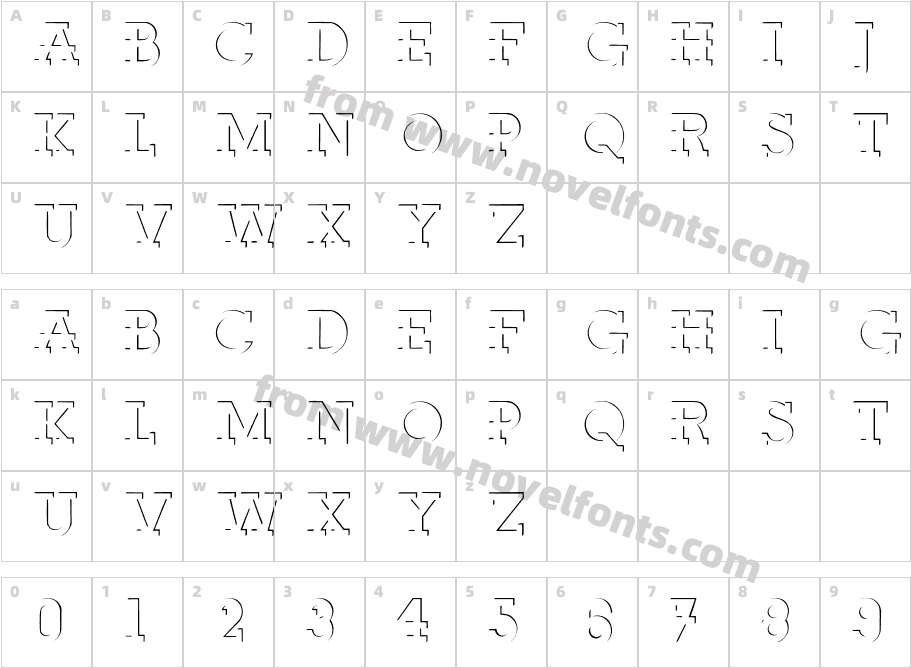 Relief DecoCharacter Map