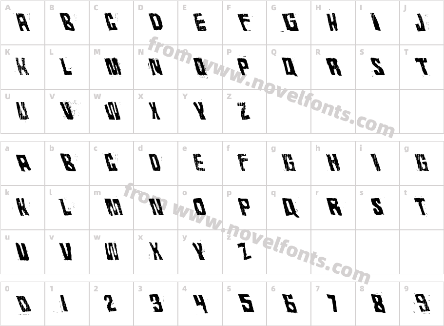 Rhythm VinoCharacter Map