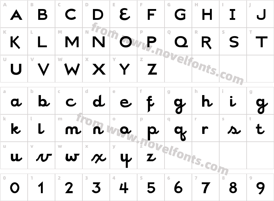 RibjointCharacter Map