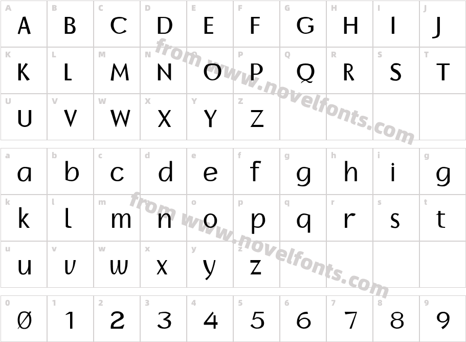 BorzoiReaderPlaCharacter Map