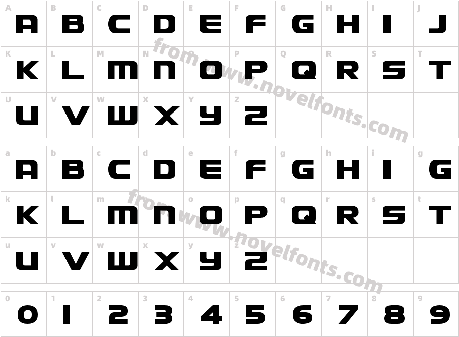 Richardson Brand Revolution BlockCharacter Map