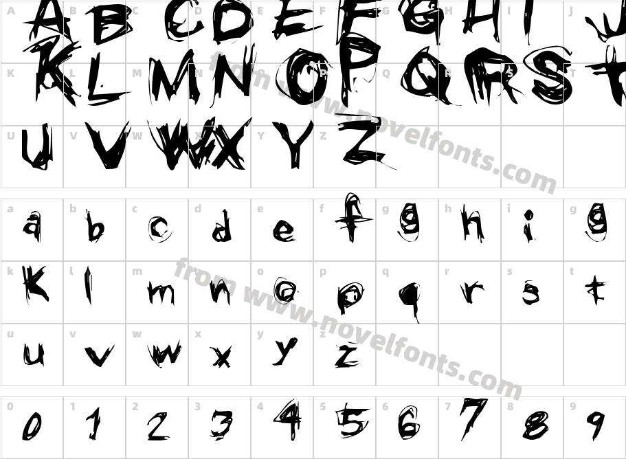 RingfingerCharacter Map