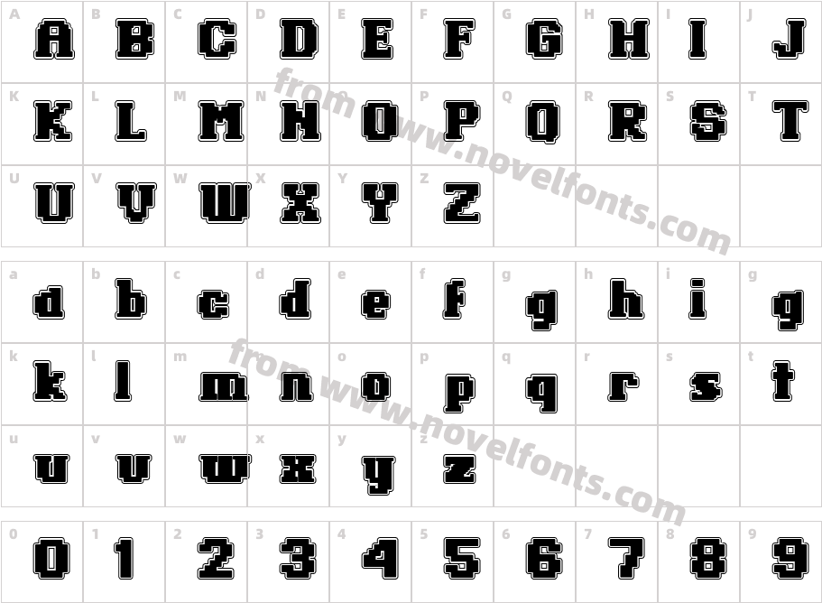 Ringo HeavyCharacter Map