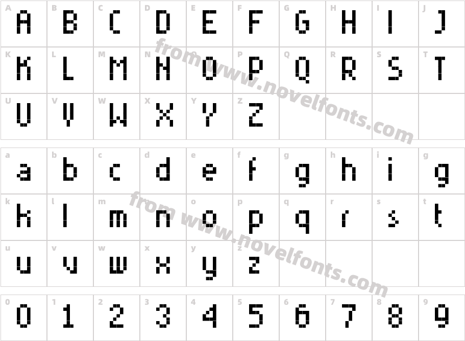 RittswoodYoung ExtendedCharacter Map