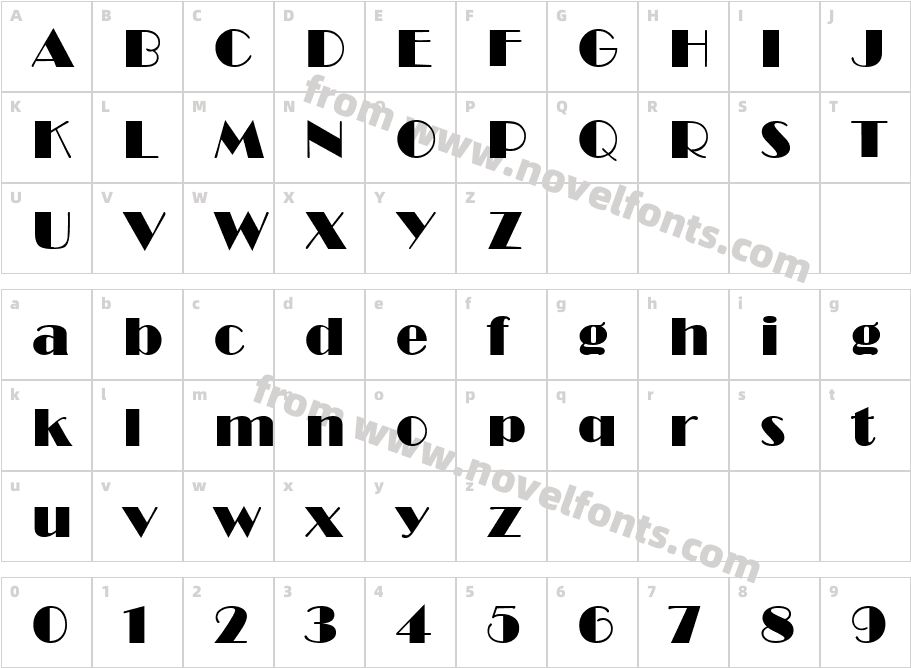 Ritz NormalCharacter Map