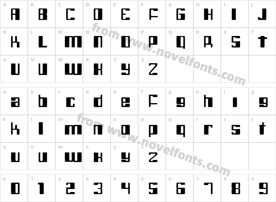 Robotic Monkey 1Character Map