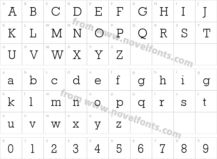 Rockney LightCharacter Map