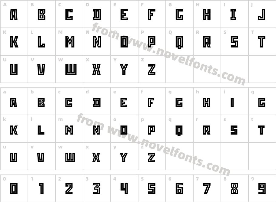 Rodchenko InlineCTTCharacter Map