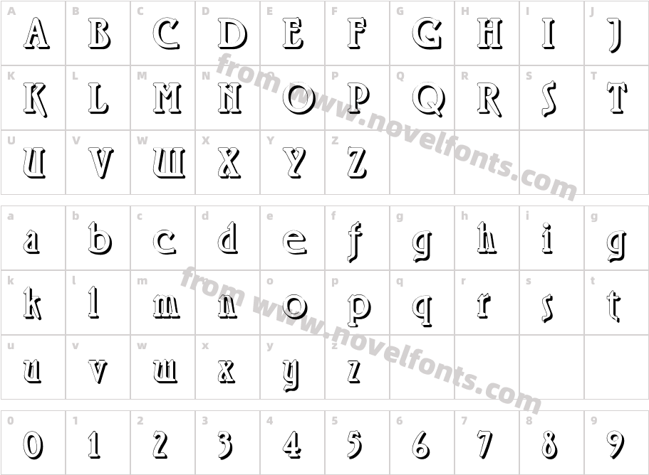 Rossano ShadowCharacter Map