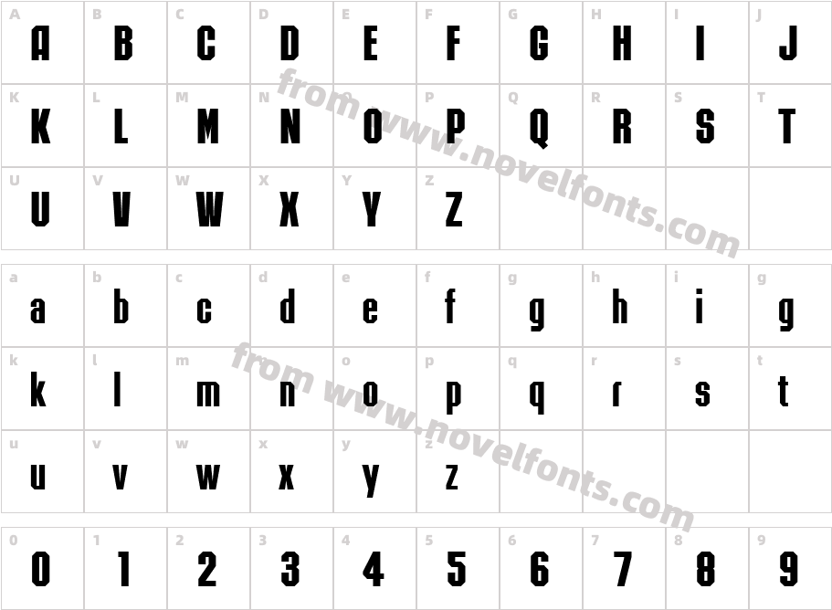 RubicCharacter Map