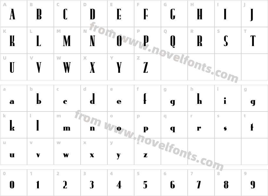 Rundfunk PlainCharacter Map