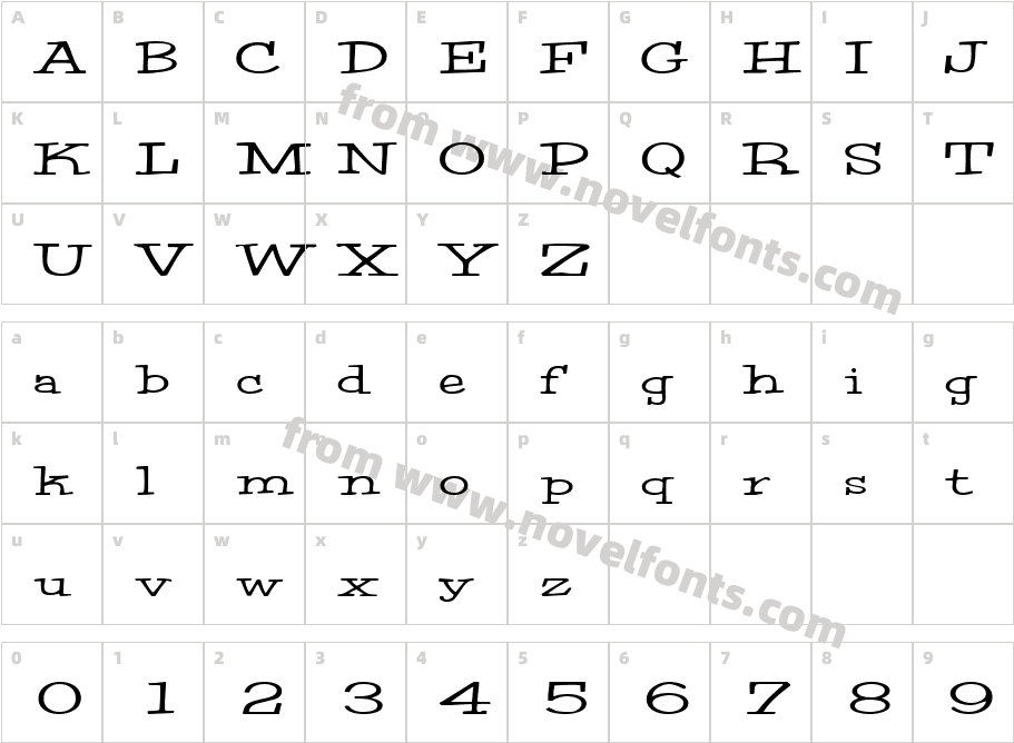 SCHOOLBOYCharacter Map