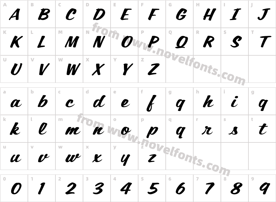 SCRIPT1 Script Casual NormalCharacter Map