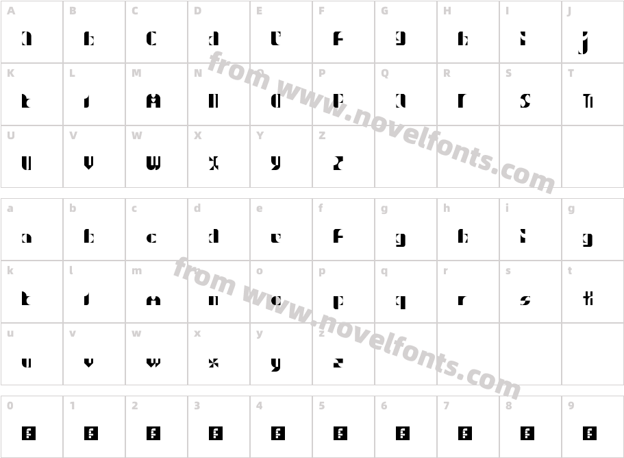 SD Abstractical RegularCharacter Map