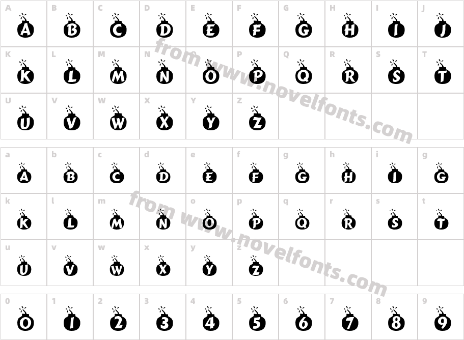 Boum-BoumCharacter Map