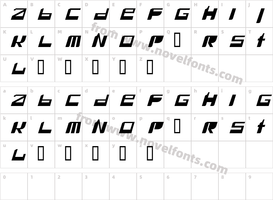 SNAFUCharacter Map