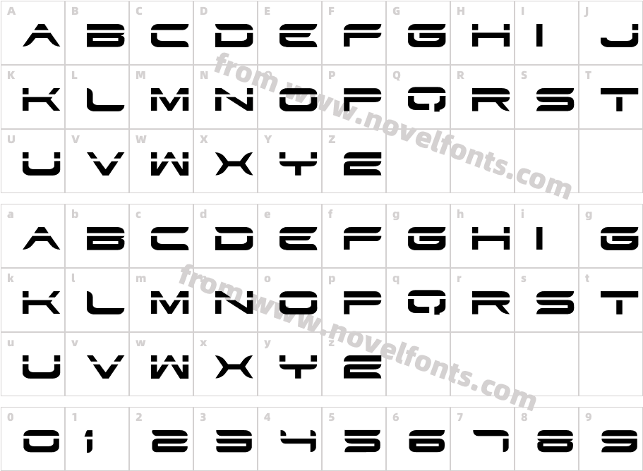 STRCharacter Map