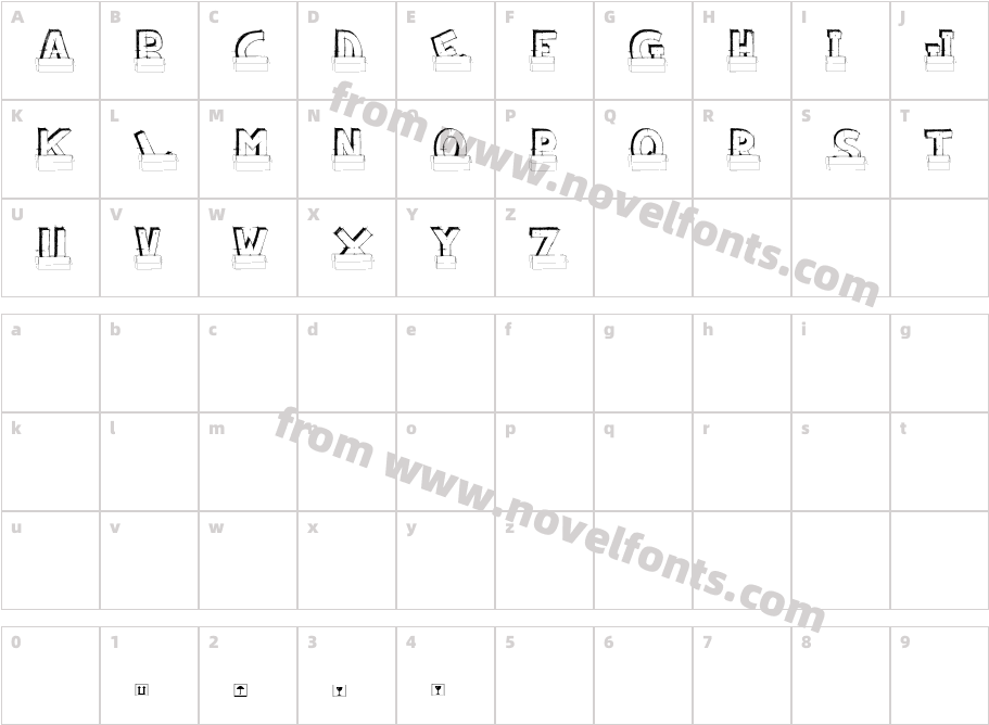 BoxCharacter Map