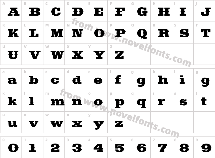 Saddlebag PlainCharacter Map