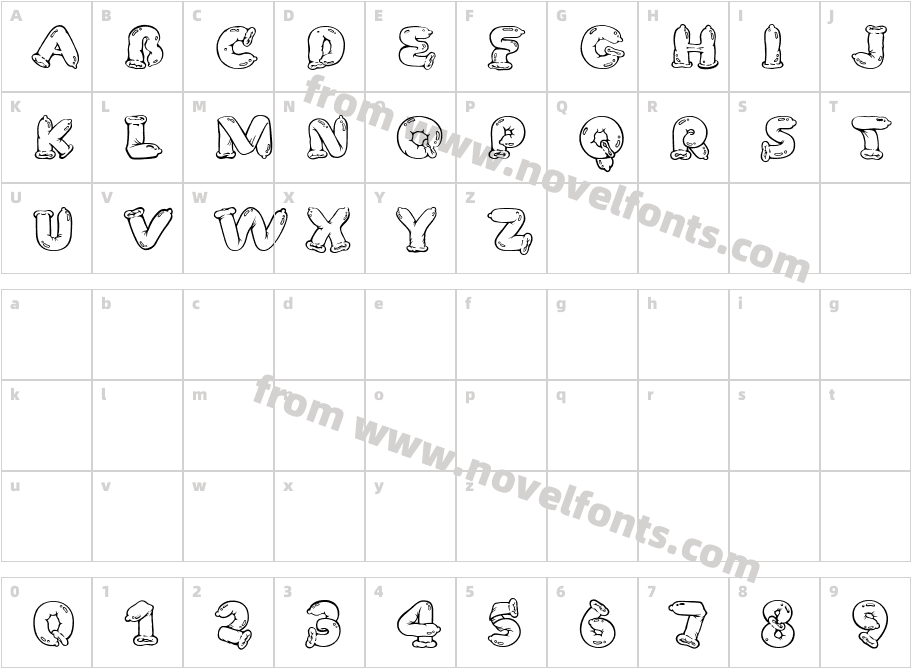 Safe FontGDCharacter Map