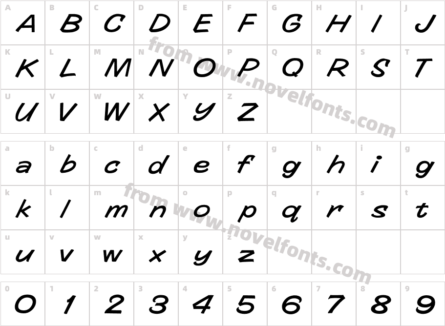 Sale Light ItalicCharacter Map