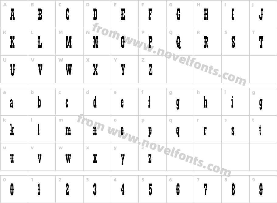 Saloon BeforeCharacter Map