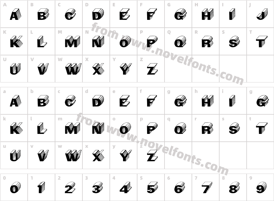 Salter WdCharacter Map